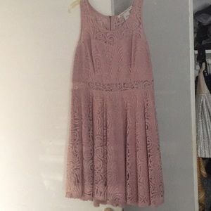 Pink short dress. Size large(junior) perfect prom!